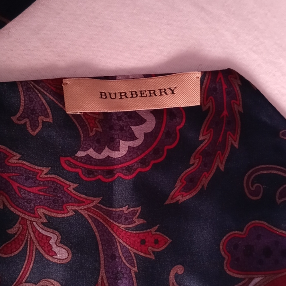 Burberry silk scarf